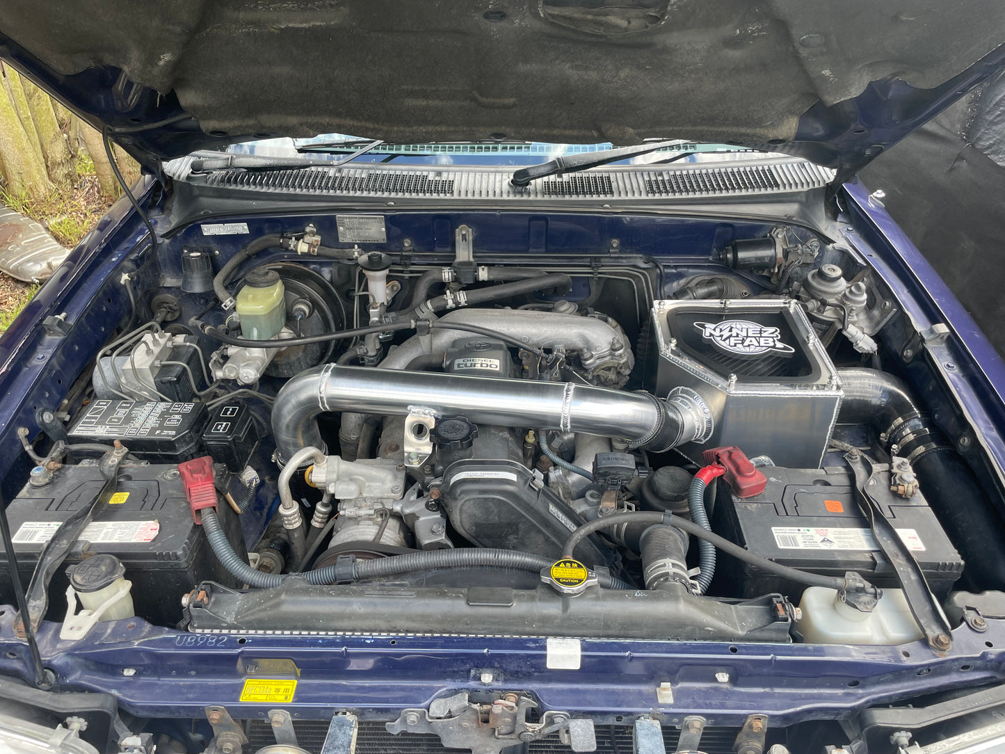 Ninez Fab KZJ95 Landcrusier Prado Crossover Intercooler pipe (alloy)
